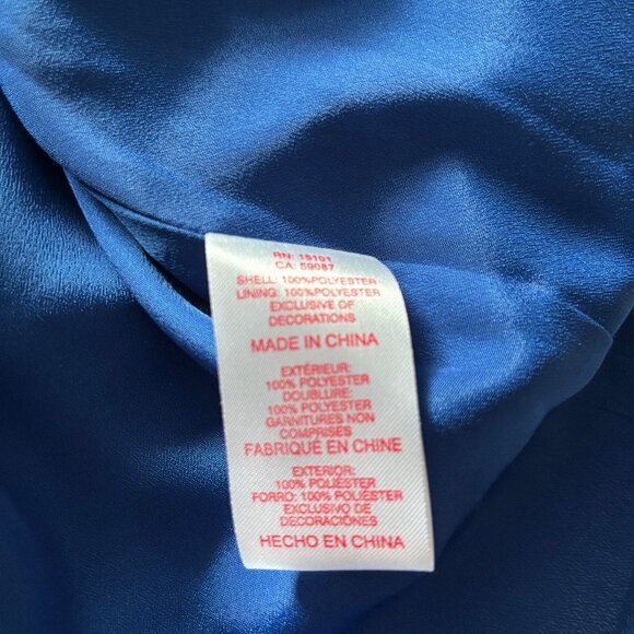 Red Carter Eyelet Lace Bell-Sleeve Tropical Dress - Size S - Picture 14 of 15